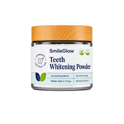 SmileGlow | Delivers 96% Whiter Teeth In 7 Days With Triple-Action Formula