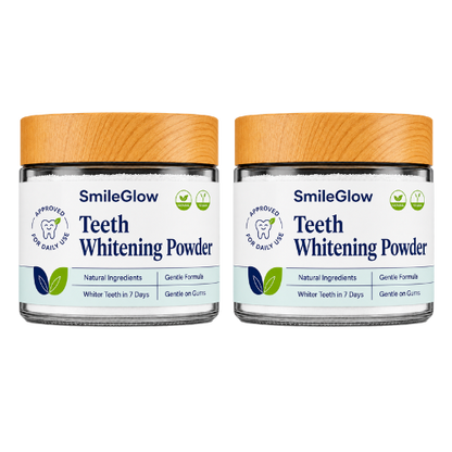 SmileGlow | Delivers 96% Whiter Teeth In 7 Days With Triple-Action Formula