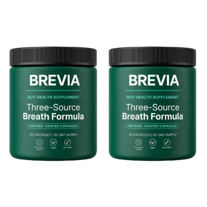 Brevia | Three-Source Breath Formula (Gut · Mouth · Liver)