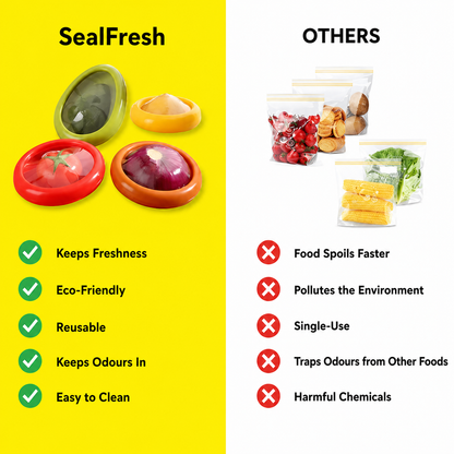 SealFresh | Keep Food Fresher For Longer, Without Odours Or Waste