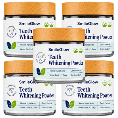SmileGlow | Delivers 96% Whiter Teeth In 7 Days With Triple-Action Formula