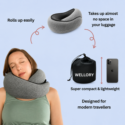 RelaxEase | Ergonomic Neck Pillow For Blissful Relaxation ✈️
