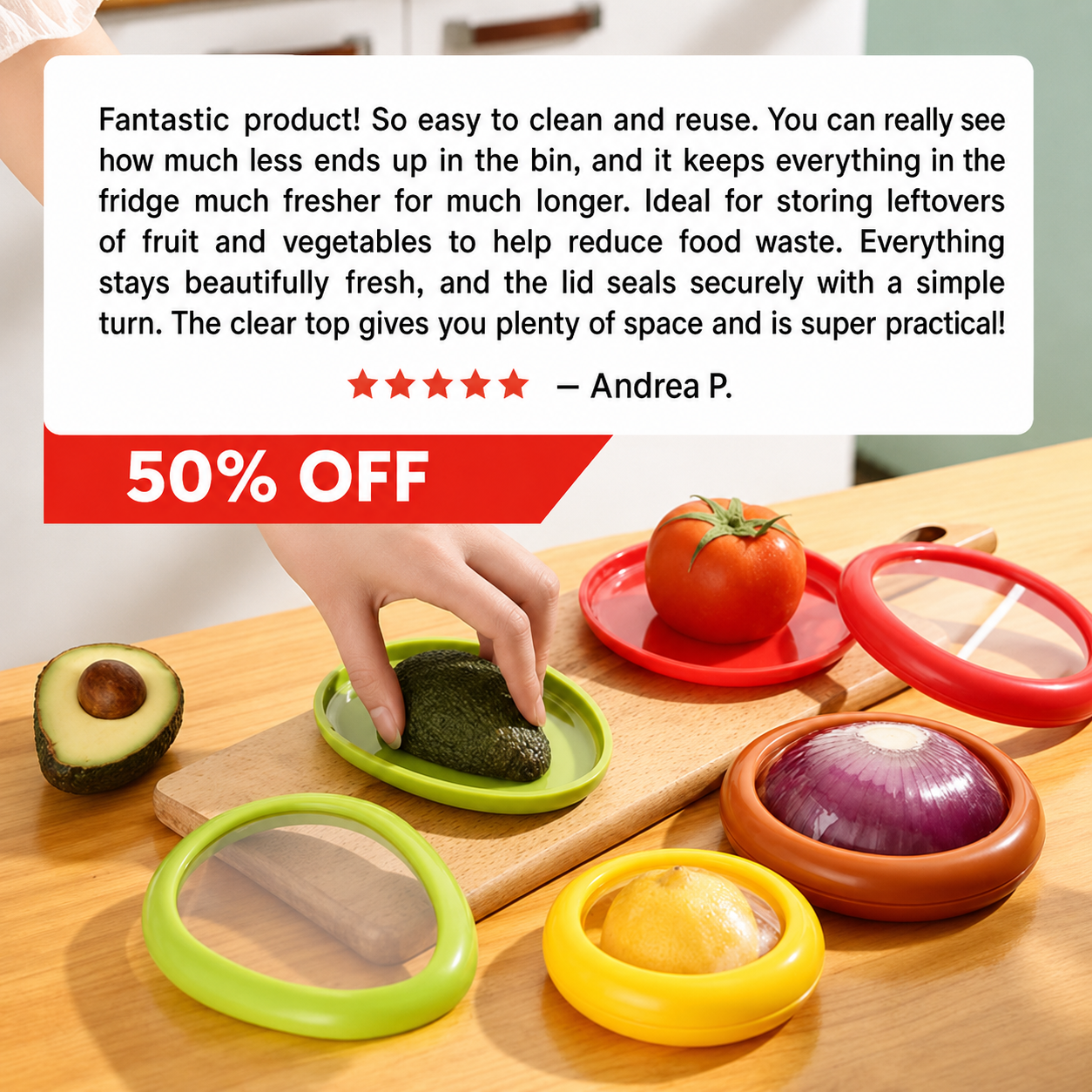 SealFresh | Keep Food Fresher For Longer, Without Odours Or Waste