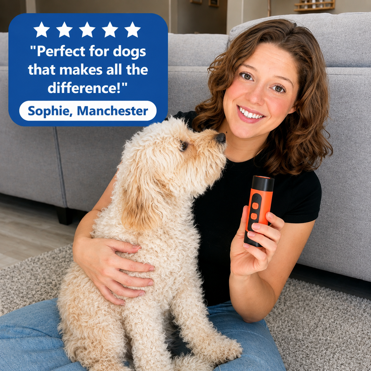 HushVia | Stop your dog's barking with one click