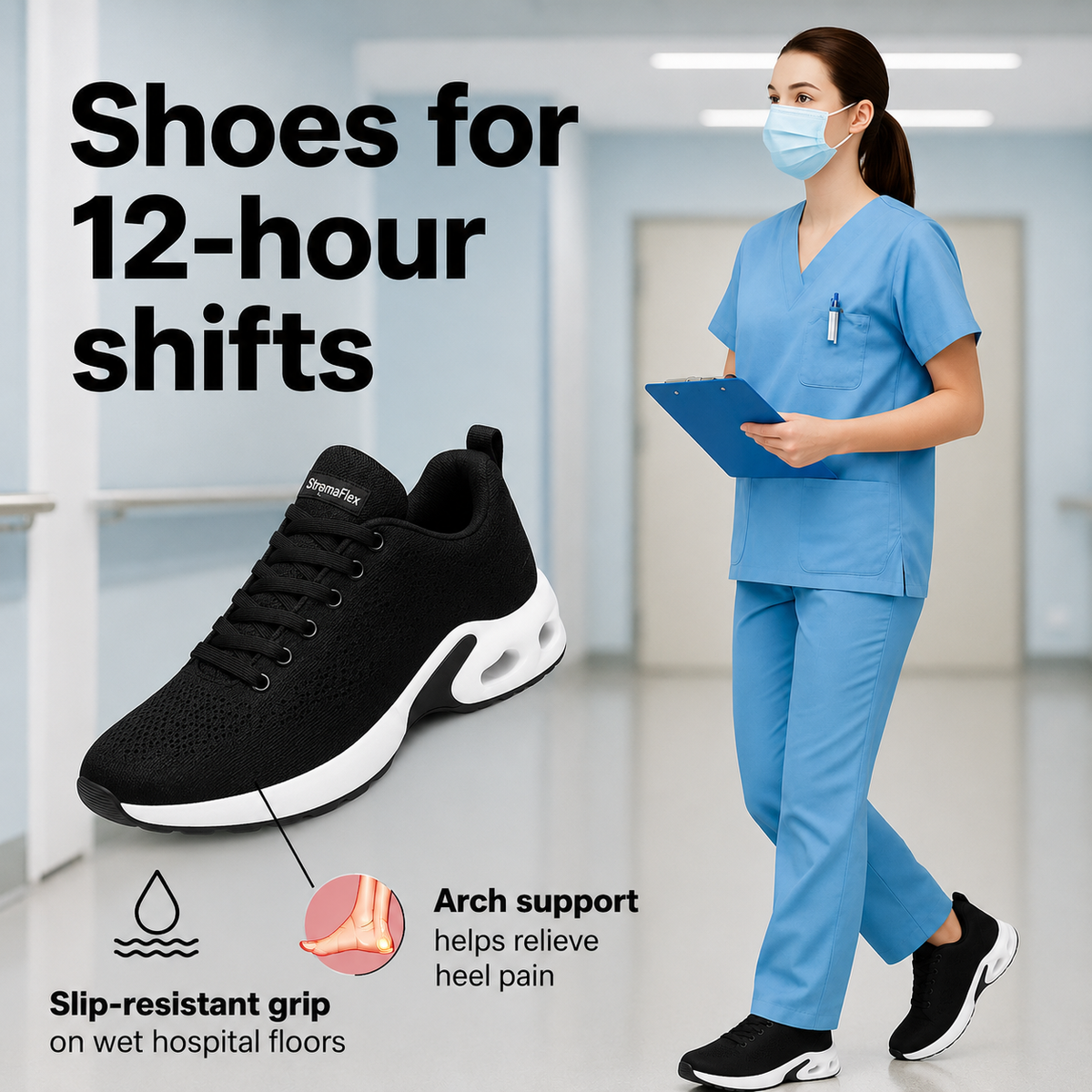 StrømaFlex | Comfort & Support for Long Shifts